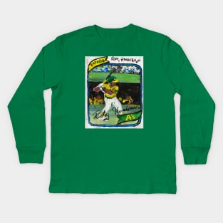 Rickey Henderson Kids Long Sleeve T-Shirt